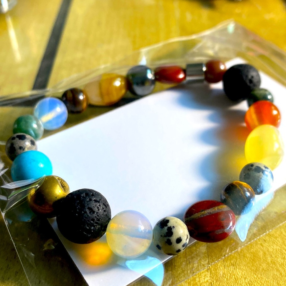 Genuine semi precious stones.